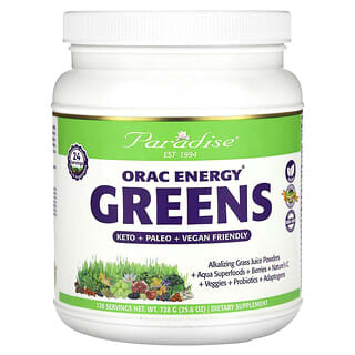 Paradise Herbs, ORAC Energy Greens, Grassaftpulver, 728 g (25,6 oz.)