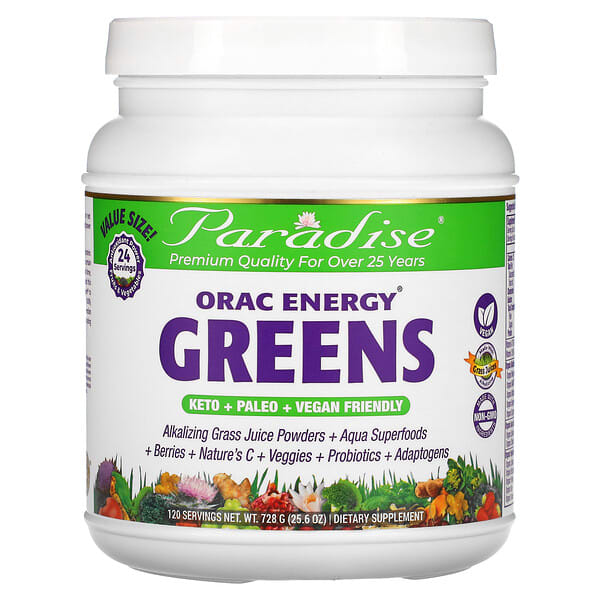 Paradise Herbs, ORAC 綠色能源，25.6 盎司（728 克）