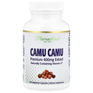 Paradise Herbs, Camu Camu, 180 de capsule vegetariene