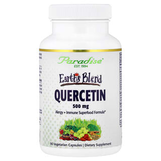 Paradise Herbs, Amestecul Pământului, Quercetină, 90 de capsule vegetariene