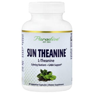 Paradise Herbs, Sun Theanine®, 200 mg, 90 Vegetarian Capsules
