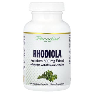 Paradise Herbs, Rhodiola , 180 Vegetarian Capsules