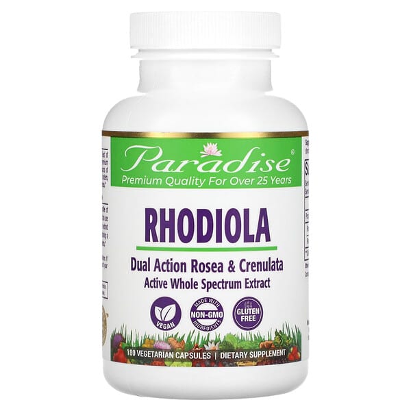 Rhodiola, 180 Vegetarian Capsules