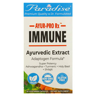 Paradise Herbs, AYUR-Pro Rx，免疫，60 粒素食胶囊