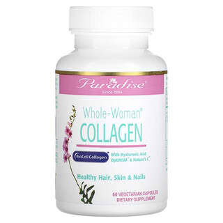Paradise Herbs, Whole-Woman Collagen（ホールウーマン コラーゲン）、ベジカプセル60粒