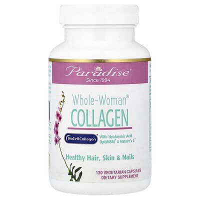 Paradise Herbs, Women of All Ages® Collagen, 120 Vegetarian Capsules