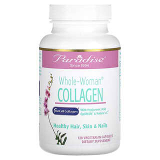 Paradise Herbs, Whole-Woman Collagen（ホールウーマン コラーゲン）、ベジカプセル120粒