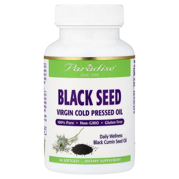 Black Seed, 60 Softgels (500 mg per Softgel)
