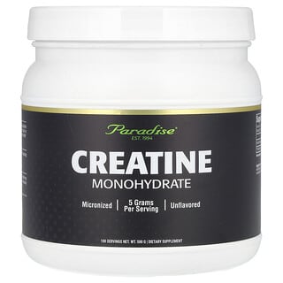 Paradise Herbs, Creatine Monohydrate, Unflavored, 500 g