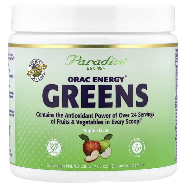 ORAC Energy® Greens, Apple, 7.05 oz (200 g)