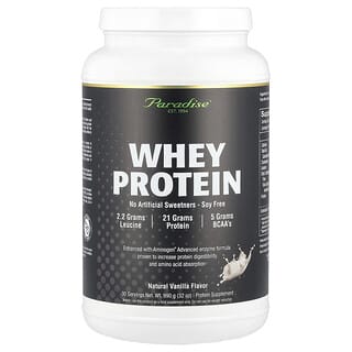 Paradise Herbs, Whey Protein, Natural Vanilla, 32 oz (990 g)