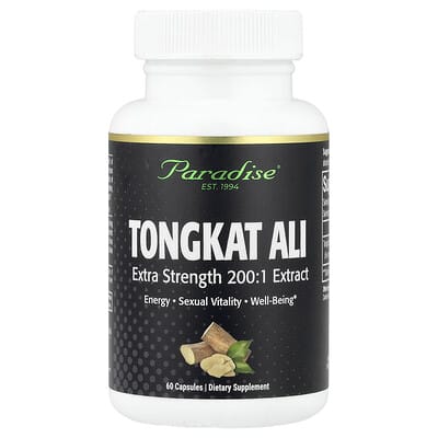 Paradise Herbs, Tongkat Ali Capsules, 60 Capsules (250 mg Each)