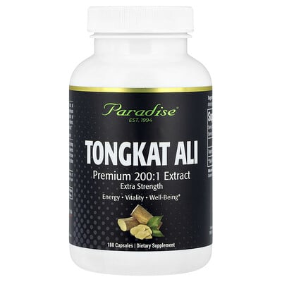 Paradise Herbs, Tongkat Ali Capsules, 180 Capsules (250 mg Each)