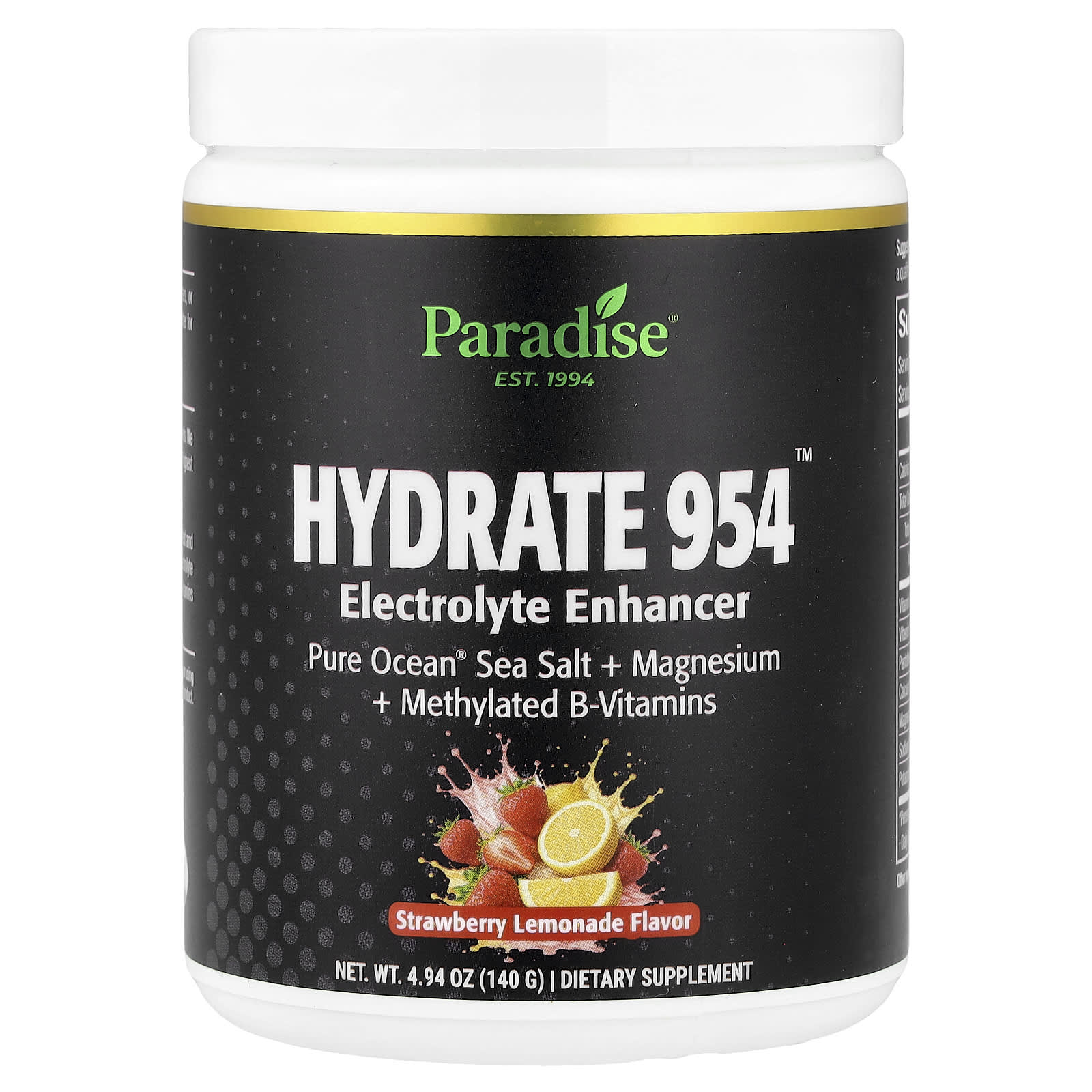 【新品】SYSTEM HYDRATE ハイドレート 5点セット Hydrate 954™, Electrolyte Enhancer, Strawberry Lemonade, 4.94 oz