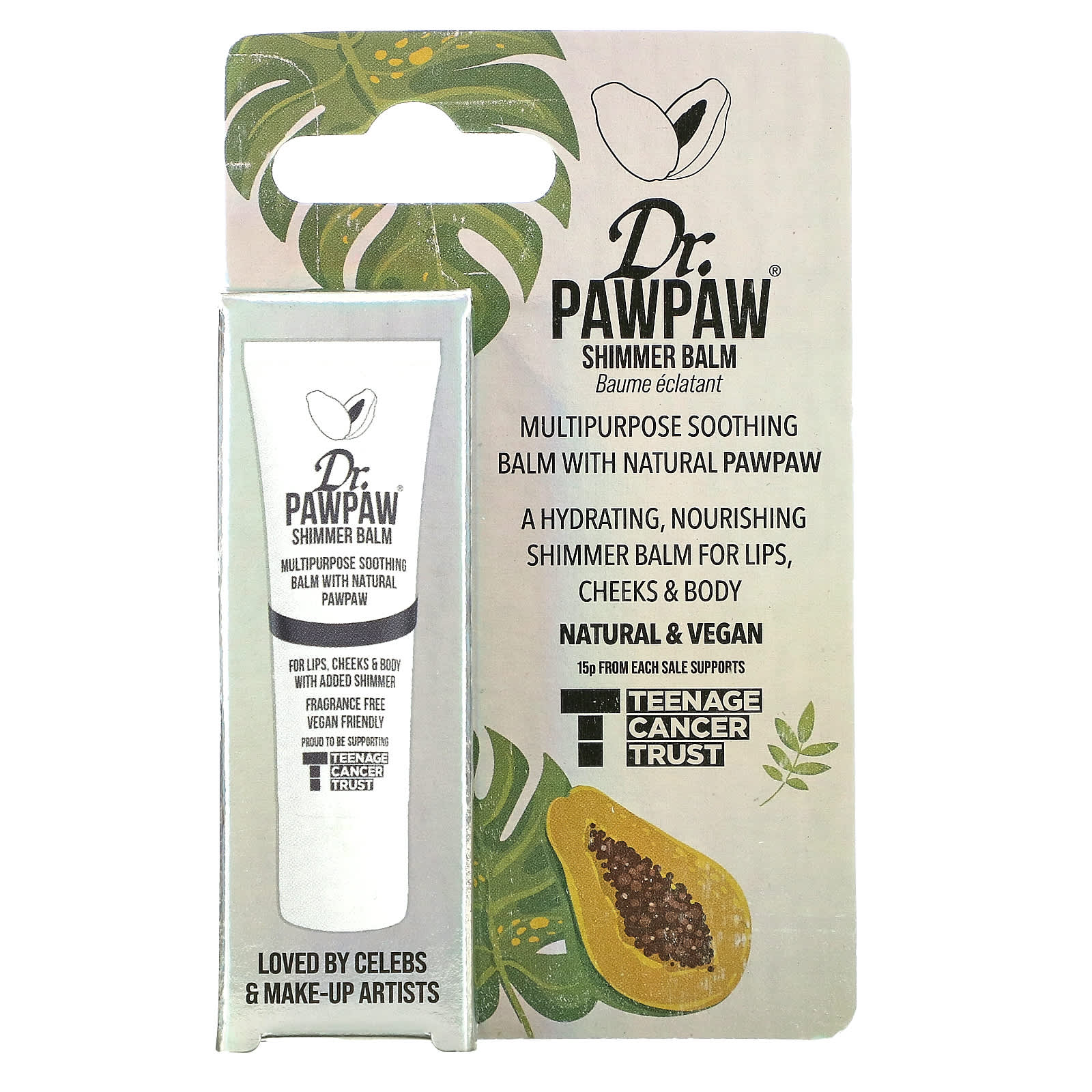 Dr. PAWPAW, Multipurpose Soothing Balm, Shimmer, 0.33 fl oz (10 ml)