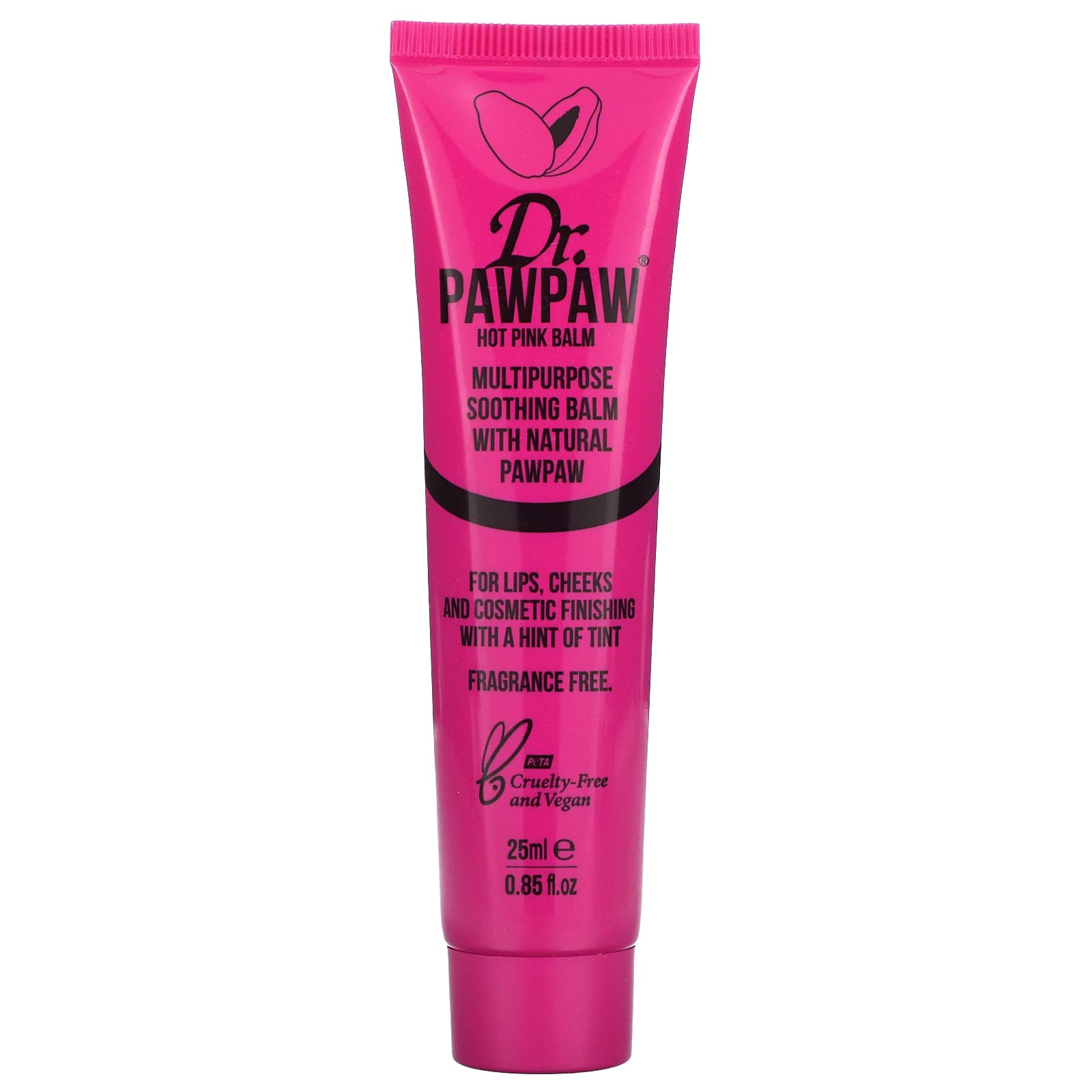 Dr. PAWPAW, Multipurpose Soothing Balm with Natural Pawpaw, Hot Pink, 0