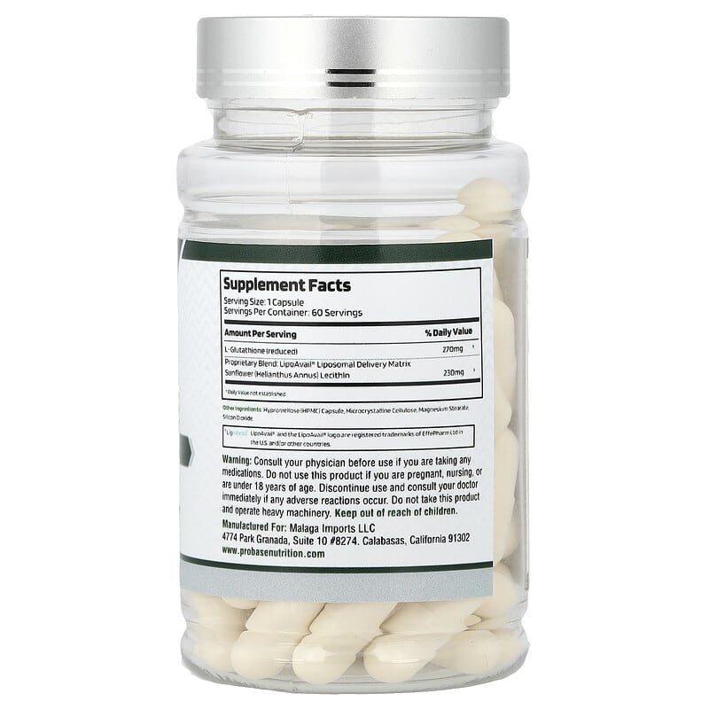 Liposomal Glutathione, 60 Capsules