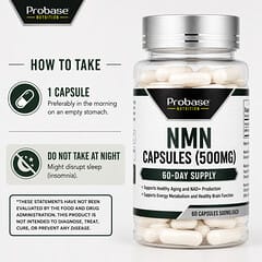 NMN（ニコチンアミドモノヌクレオチド）、500mg、60粒