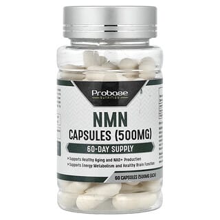 Probase Nutrition, NMN（ニコチンアミドモノヌクレオチド）、500mg、60粒