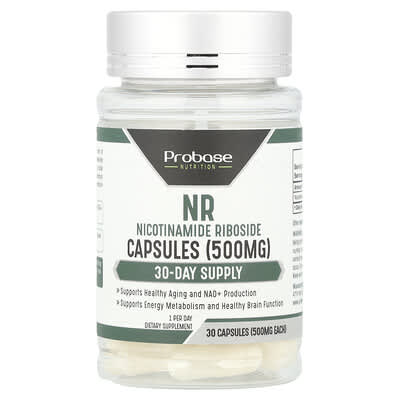 Probase Nutrition, NR, 500 mg, 30 Capsules