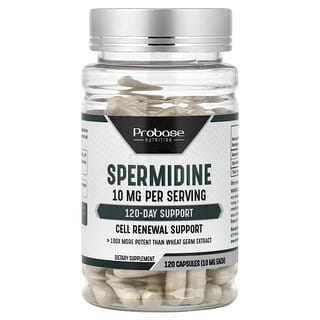 Probase Nutrition, Спермидин, 120 капсул (5 мг в каждой капсуле)