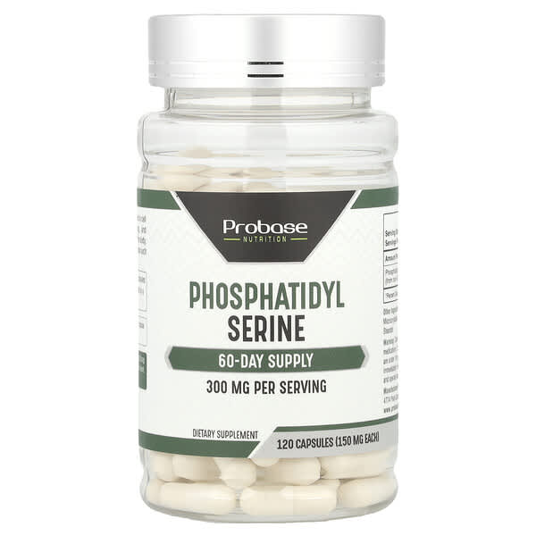 Probase Nutrition, 磷脂酰絲氨酸，300 毫克，120 粒膠囊（每粒膠囊 150 毫克）