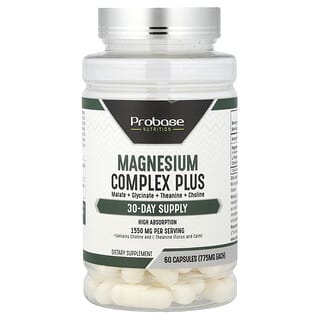 Probase Nutrition, Kompleks Magnesium Plus, 60 Kapsul