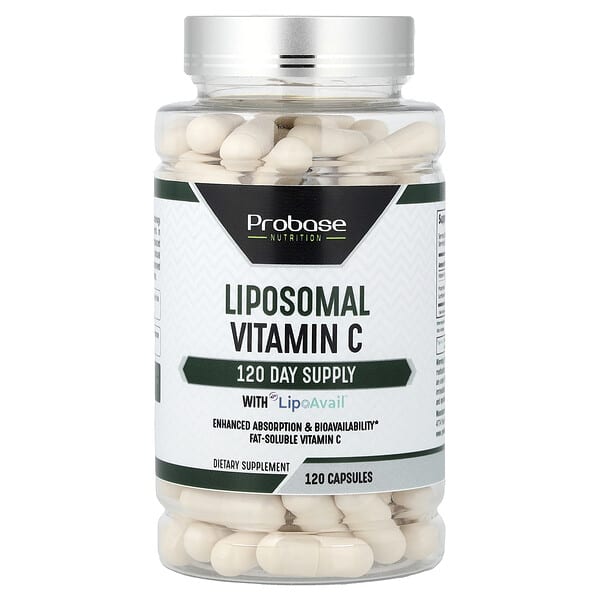 Probase Nutrition, Liposomal Vitamin C, 120 Capsules — product photo 1
