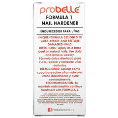 Probelle, Nail Hardener, Formula 1, 0.5 fl oz (15 ml)