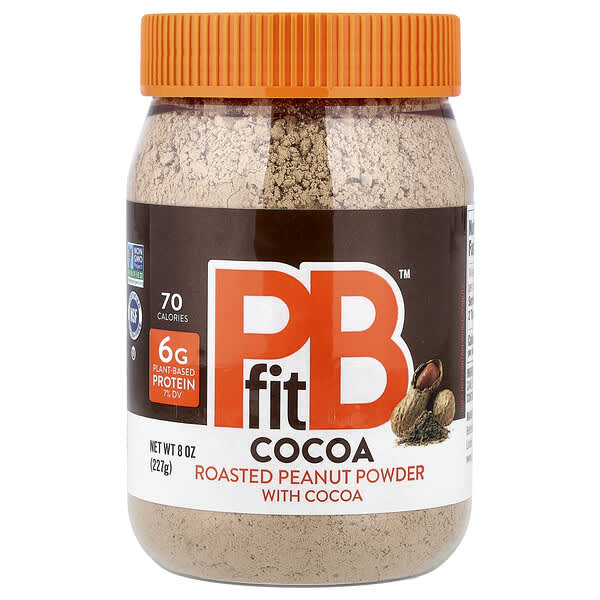 PBfit, ผงเนยถั่ว รสช็อกโกแลต ขนาด 8 ออนซ์ (227 ก.)