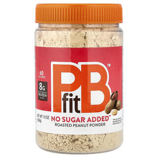 PBfit, Kavrulmuş Yer Fıstığı Tozu, Şeker İlavesiz, 368 g (13 oz)