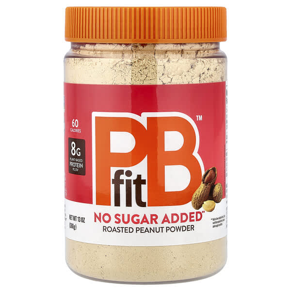 PBfit, ผงถั่วลิสงอบ ไม่เติมน้ำตาล ขนาด 13 ออนซ์ (368 ก.)