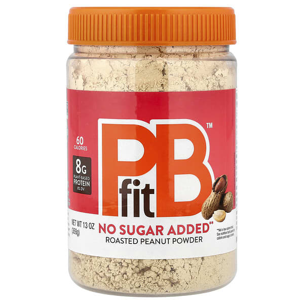 PBfit, ผงถั่วลิสงอบ ไม่เติมน้ำตาล ขนาด 13 ออนซ์ (368 ก.)