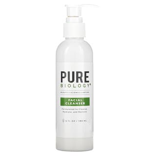 Pure Biology, Facial Cleanser with Fision WrinkleFix, 6 fl oz (180 ml)