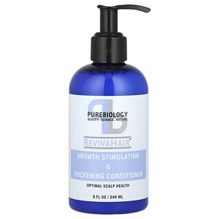 Pure Biology, RevivaHair™, Acondicionador engrosador y estimulante del crecimiento, 240 ml (8 oz. líq.)