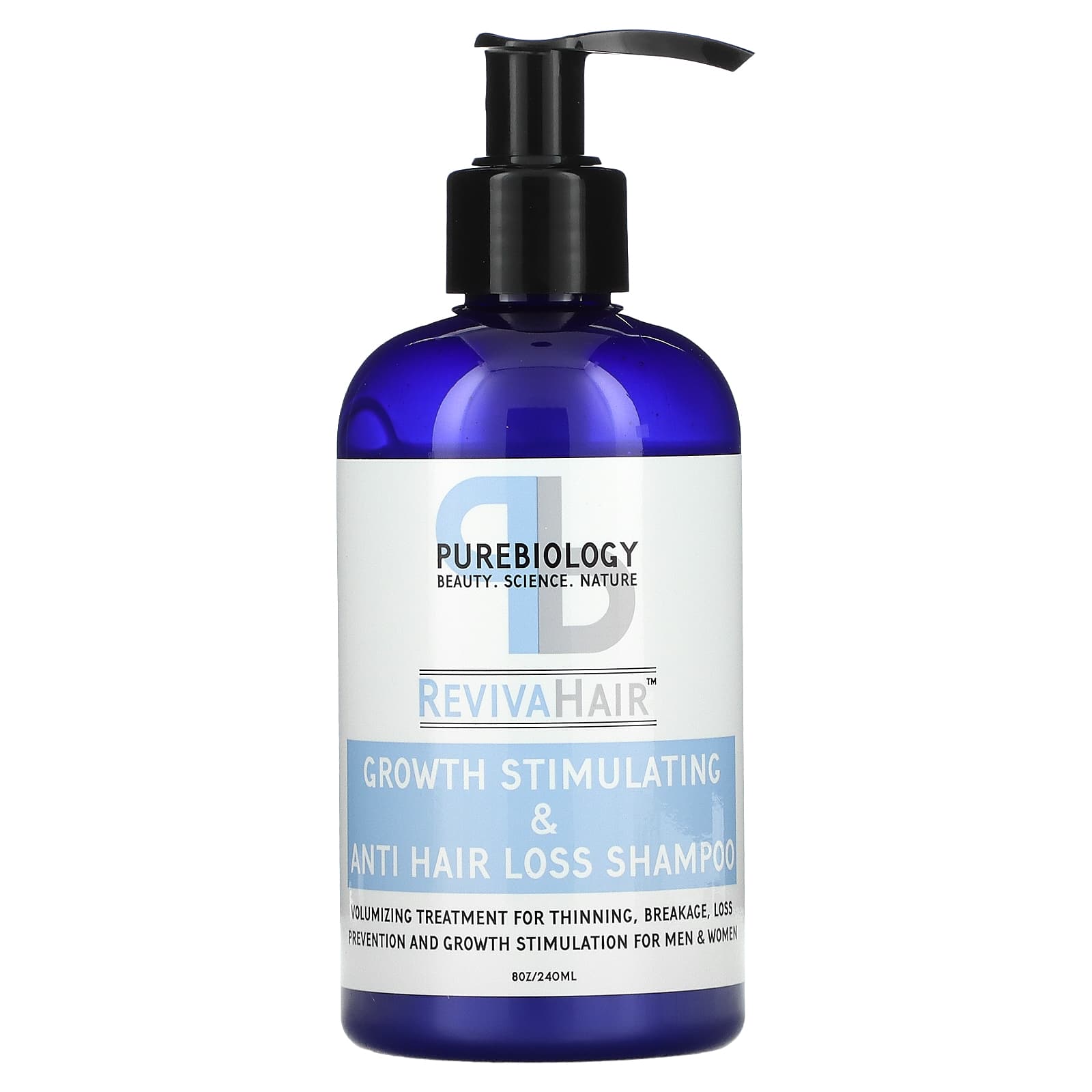 RevivaHair, Growth Stimulating & Anti-Hair Loss Shampoo, 8 oz (240 ml)