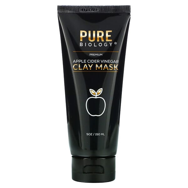 Pure Biology, Apple Cider Vinegar Clay Beauty Mask, 5 oz (150 ml)