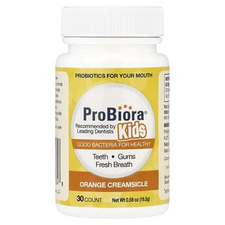 ProBiora, Kids, Dental Probiotics, Orange Creamsicle, 30 Tablets