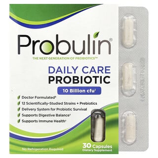 Probulin（プロブリン）, デイリーケア プロバイオティクス、100億CFU、30粒