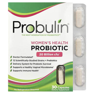 Probulin, Probiótico para a Saúde da Mulher, 30 Cápsulas