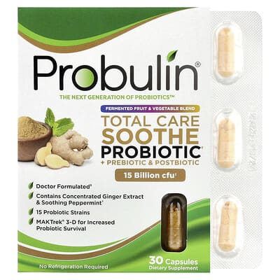 Probulin, Multi-Care Probiotics + Prebiotics & Prebiotics, 30 Capsules