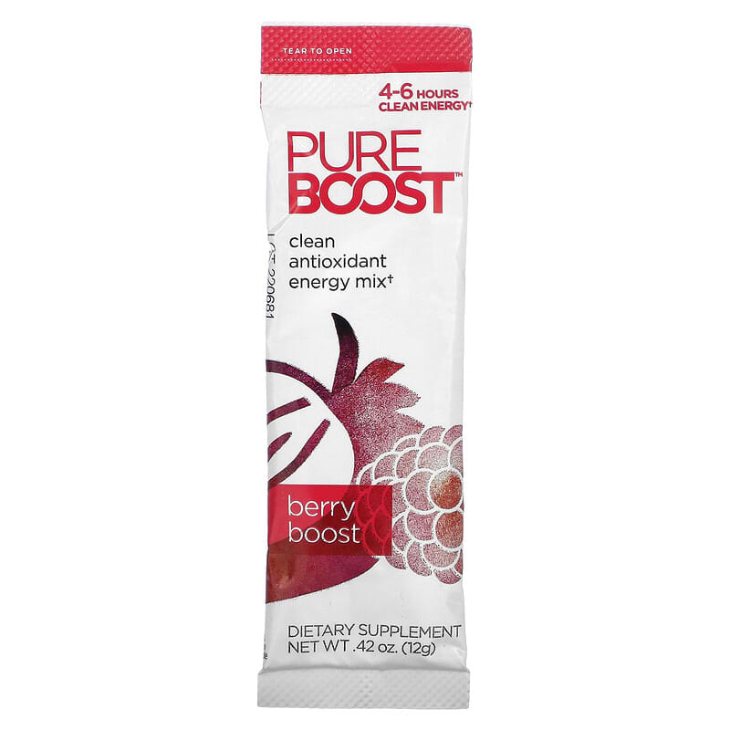 Pureboost Clean Boost Energy Powder Mix Berry Boost