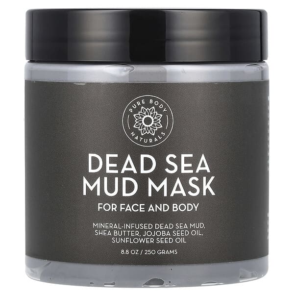 Pure Body Naturals, Dead Sea Mud Beauty Mask, 8.8 oz (250 g)