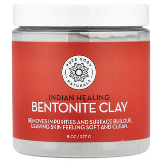 Pure Body Naturals, Indian Healing Bentonite Clay, 8 oz (227 g)