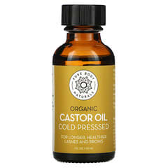 Pure Body Naturals, Organic Cold Pressed Castor Oil Kit, 1 fl oz (30 ml)