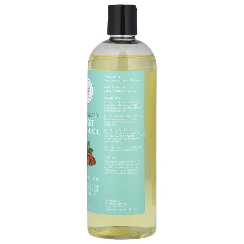 Sweet Almond Oil, 16 fl oz (473 ml)