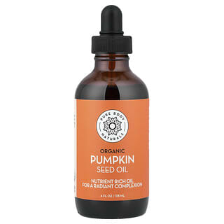 Pure Body Naturals, Økologisk gresskarfrøolje, 118 ml