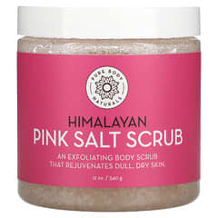 Pure Body Naturals, Himalayan Pink Salt Scrub, 12 oz (340 g)