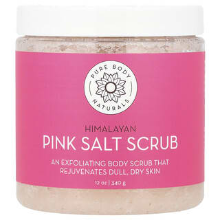 Pure Body Naturals, Himalayan Pink Salt Scrub, 12 oz (340 g)