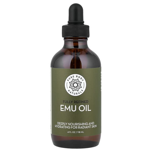 Pure Body Naturals, 鴯鶓油，4 液量盎司（118 毫升）